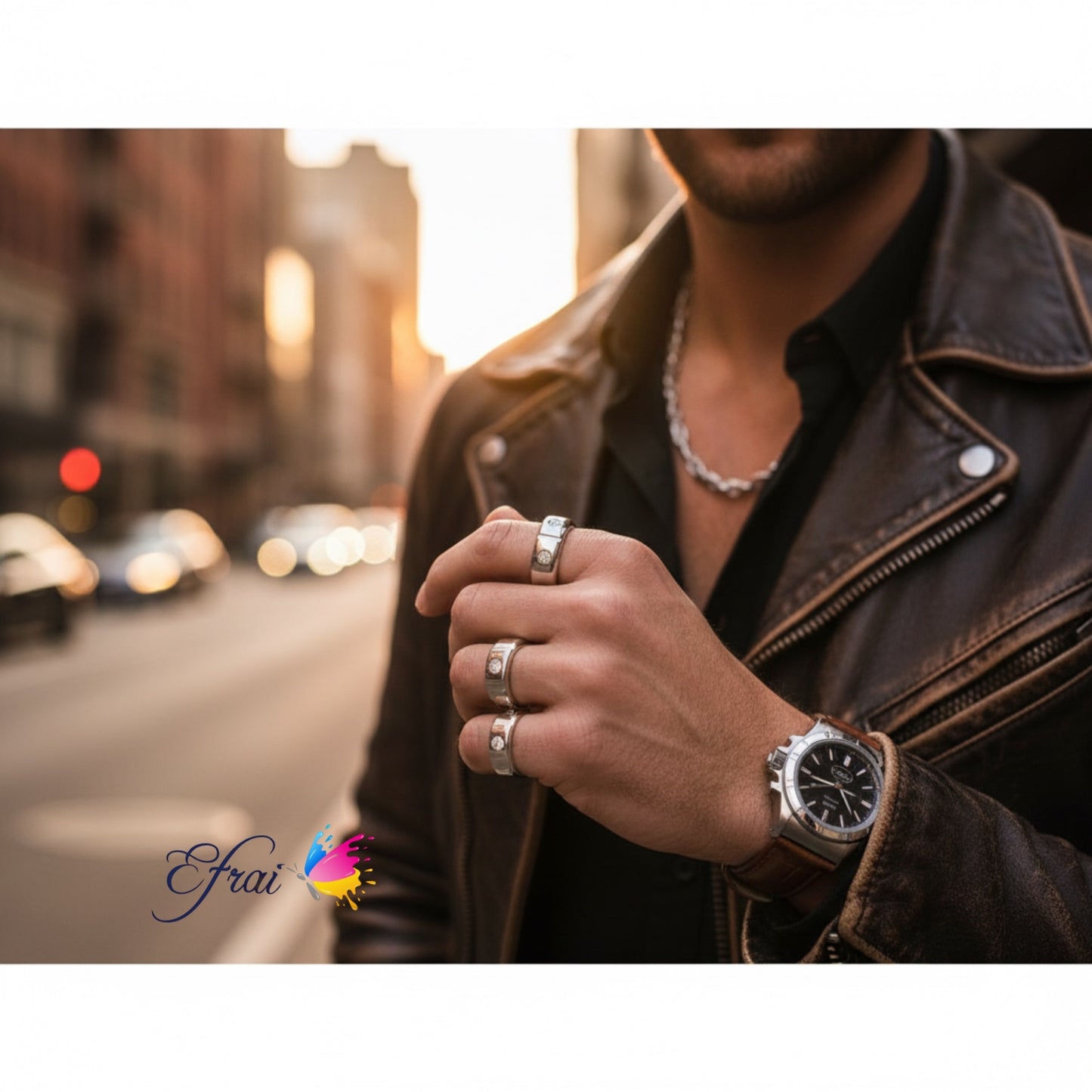Gorgeous mens diamonds ring