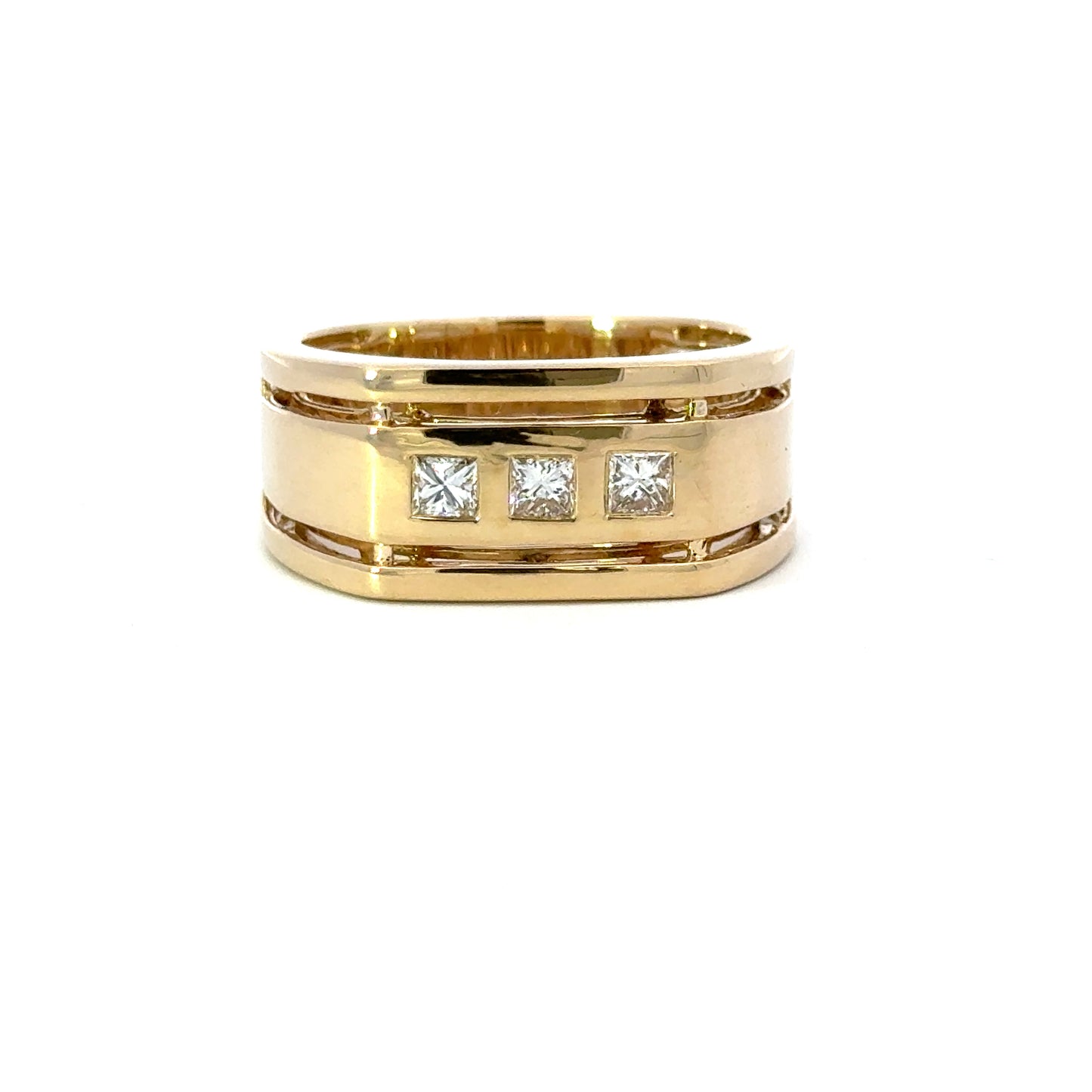 Gorgeous diamonds mens ring