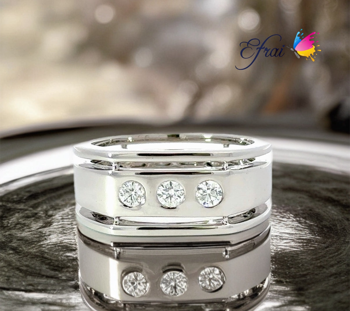 Gorgeous diamonds mens ring