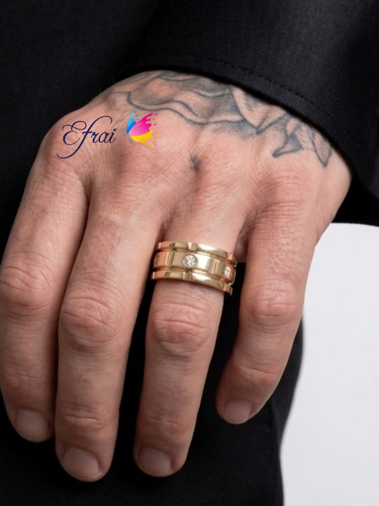 Gorgeous diamonds mens ring