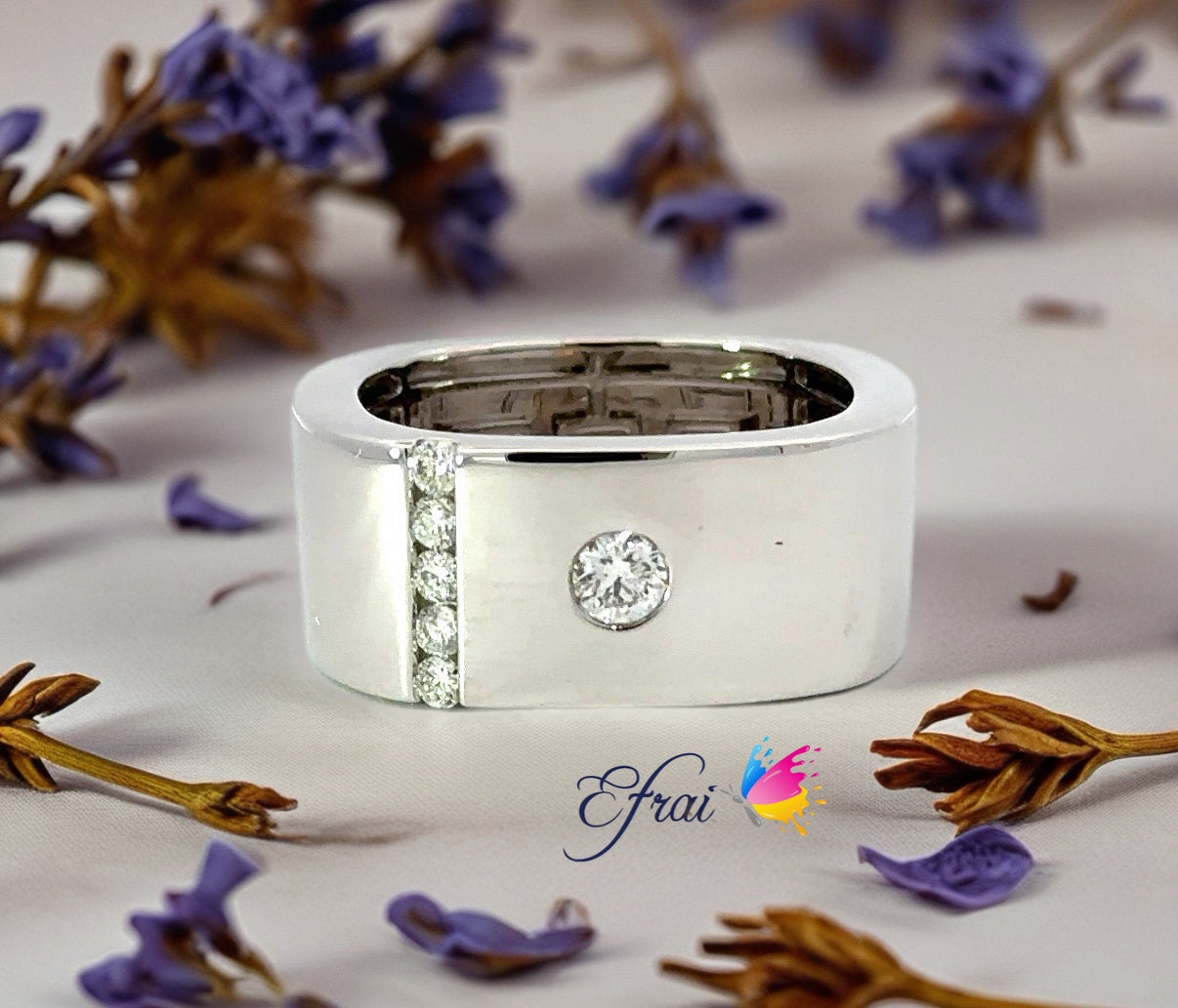 Gorgeous diamonds mens ring