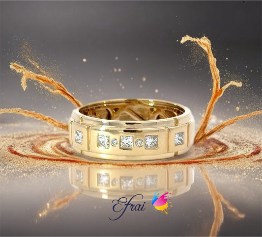 Gorgeous diamonds mens ring
