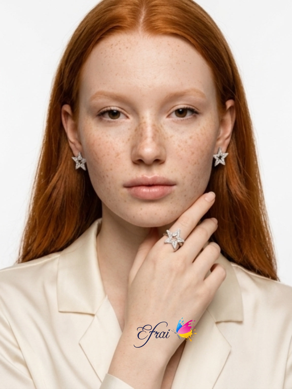 Diamonds star ring