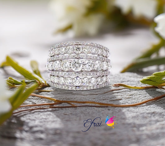 Elegant classy diamonds band