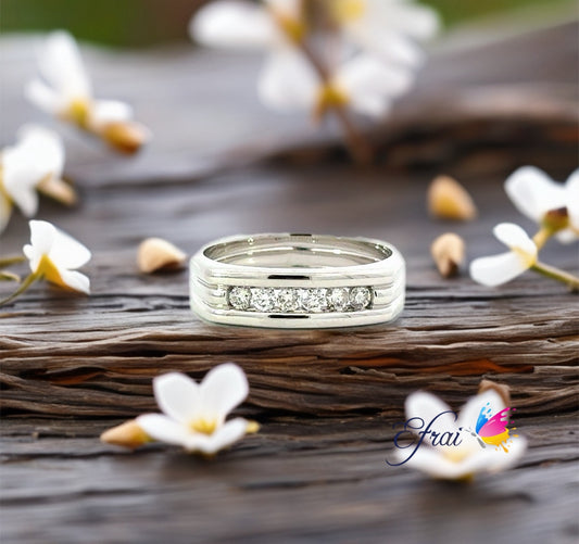 Unique mens diamonds ring