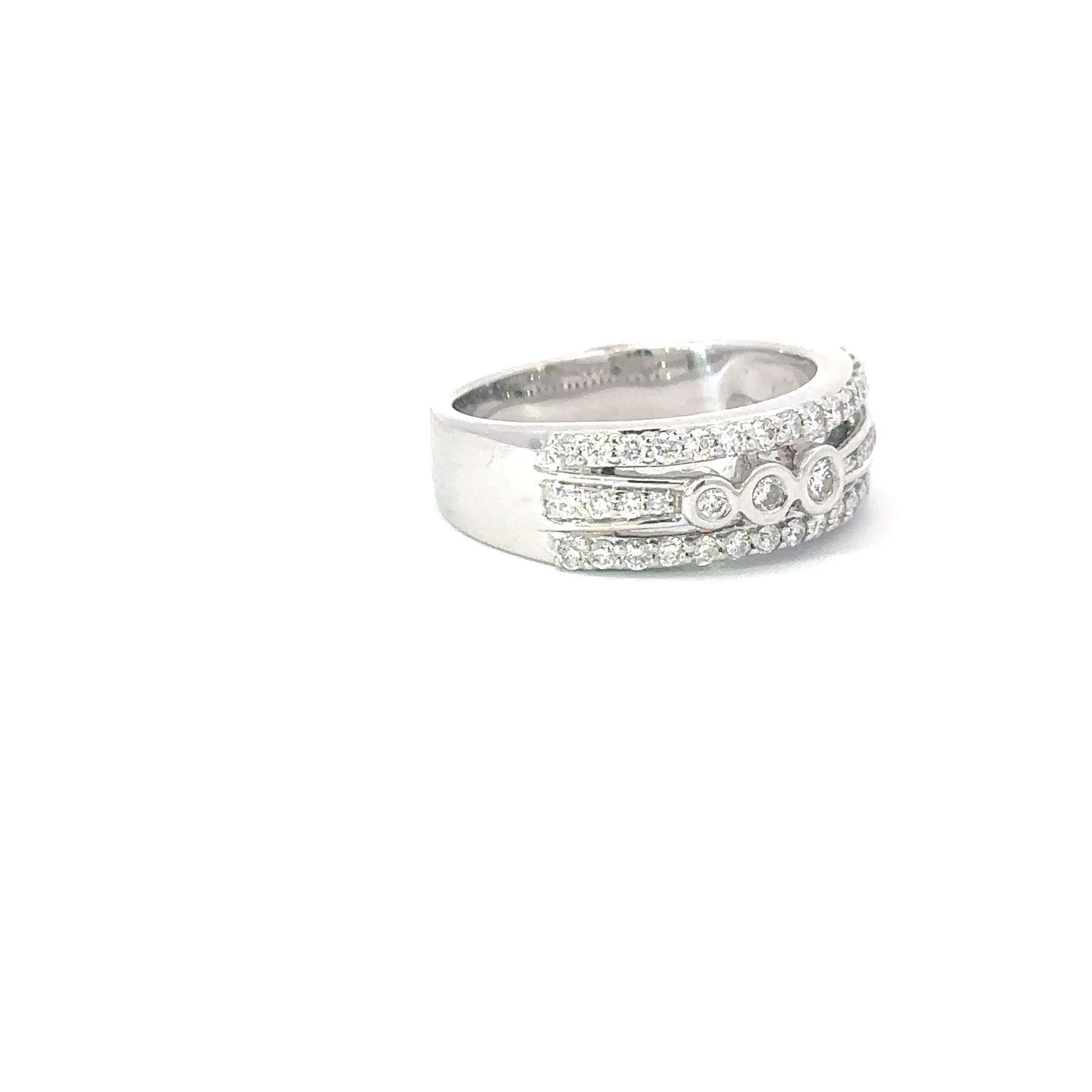 Modern contemporary diamonds band