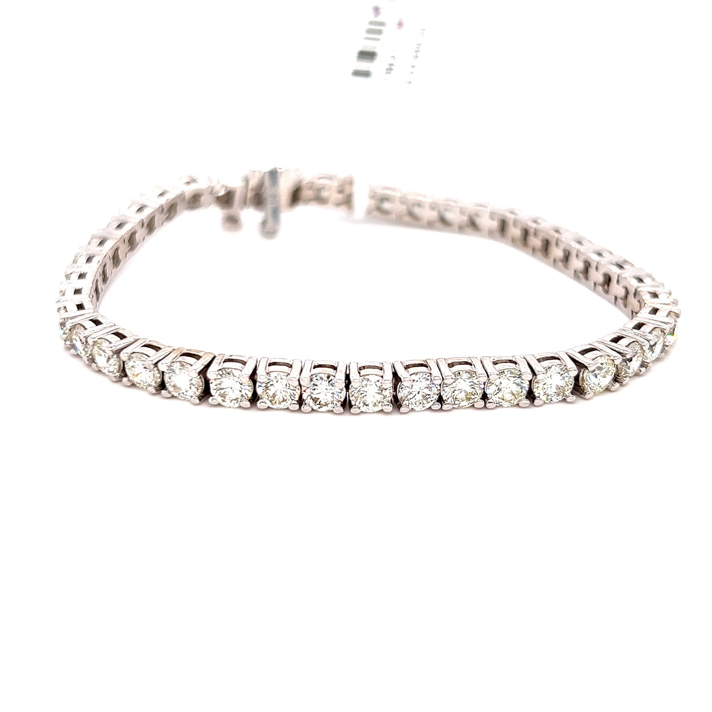 Natural round diamonds tennis bracelet