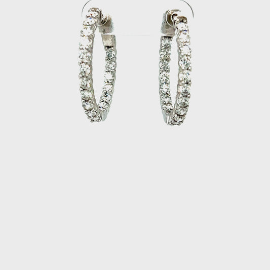 Big diamonds hoops